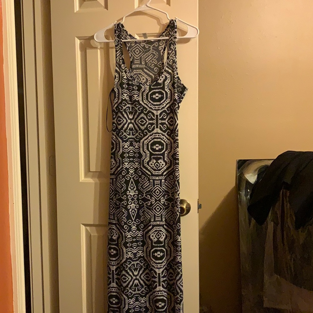 Tribal Print Maxi Dress
